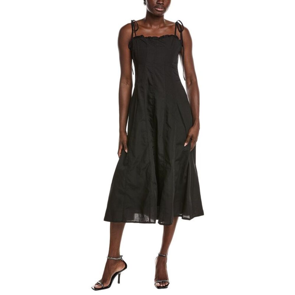 Moonsea Womens Midi Dress, Black